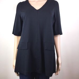 Heide Ost Black Short Sleeve Tunic